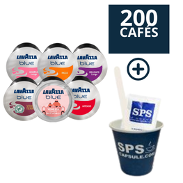 CAFES + ACCESSOIRES X200 LAVAZZA BLUE