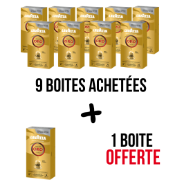 Qualita Oro LAVAZZA 9 Boites + 1 Offerte
