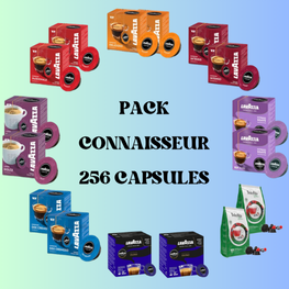 Lavazza A Modo Mio Pack Connaisseur 256 capsules