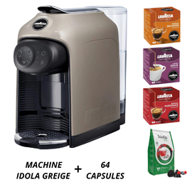 LAVAZZA IDOLA greige + 64 capsules