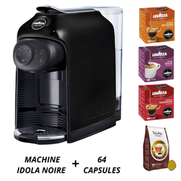LAVAZZA IDOLA noire + 64 capsules