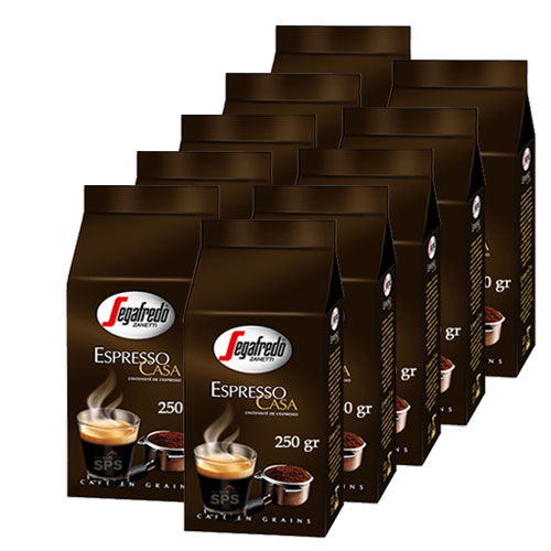 Segafredo Espresso Casa 10 x 250gr SPS Capsule