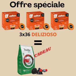 OFFRE SPÉCIALE Lavazza A Modo Mio x108 Delizioso