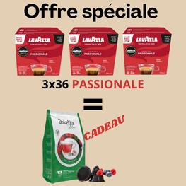 OFFRE SPÉCIALE Lavazza A Modo Mio x108 Passionale
