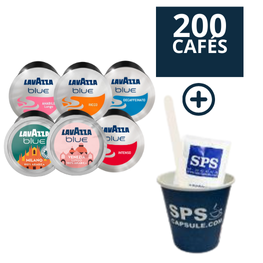 CAFES + ACCESSOIRES X200 LAVAZZA BLUE
