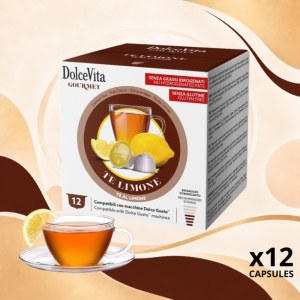 12 Thés citron compatible LAVAZZA A MODO MIO