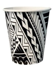 80 Gobelets Carton D.A 14CL "Maori"