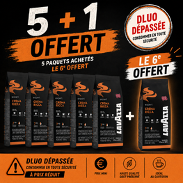 5kg Lavazza Crema Ricca + 1 Gratuit
