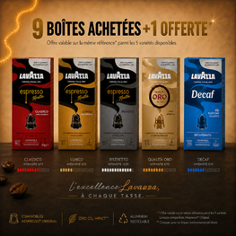 COMPATIBLE NESPRESSO CLASSIQUE 9+1 GRATUIT