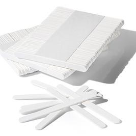 Spatule D.A blancs papier 105mm (vendus par 100)