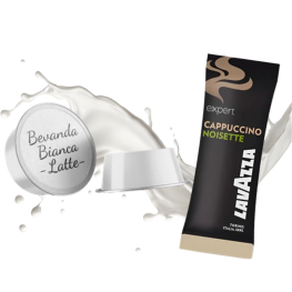 10 CAPP.NOISETTE + LAIT A MODO MIO