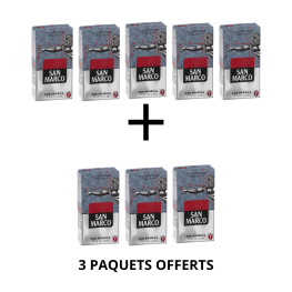 Moulu San Marco 5x250g + 3 GRATUITS