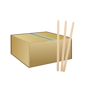 Agitateurs en bois x 1000 ( soit 1 carton de 20 rampes)
