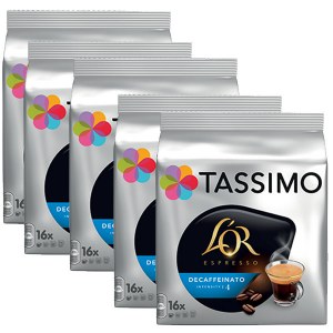 Decaffeinato x80 dosettes TASSIMO L'Or Espresso