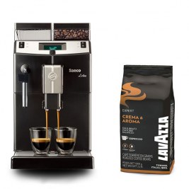 Lirika Black +1kg Grain Crema Aroma Lavazza 