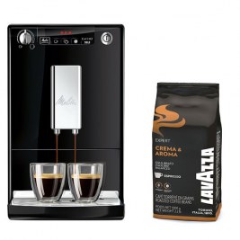 Caffeo Solo Noir +1kg Grain Crema Aroma Lavazza 