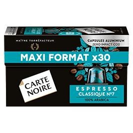 CARTE NOIRE X30 ESPRESSO CLASSIQUE (compatible Nespresso)