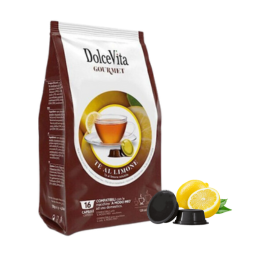 Thé citron compatible LAVAZZA A MODO MIO x16